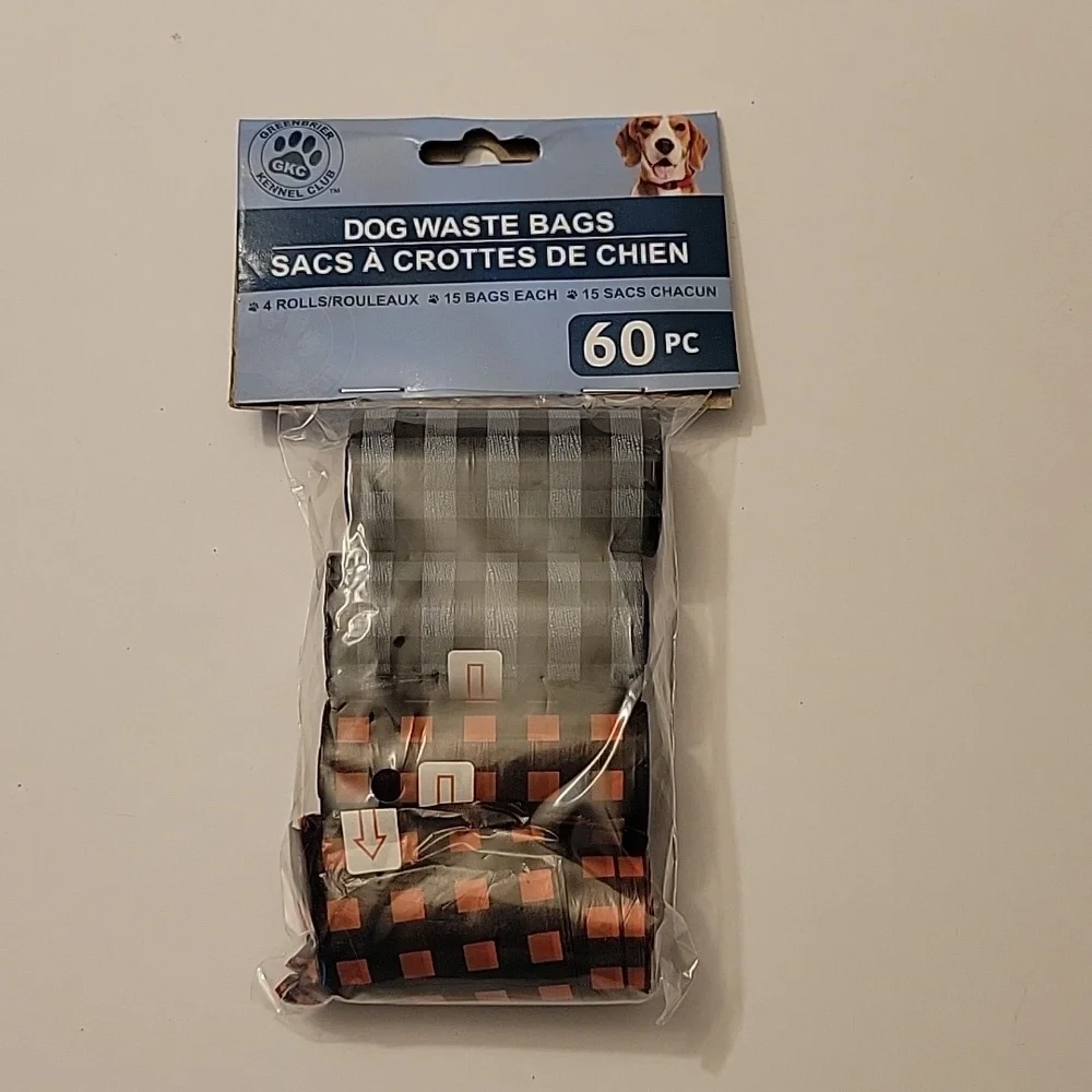 Plaid Dog Waste Bags
